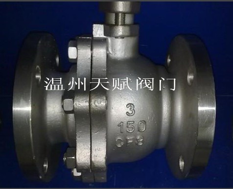 不锈钢手动法兰球阀Q41F