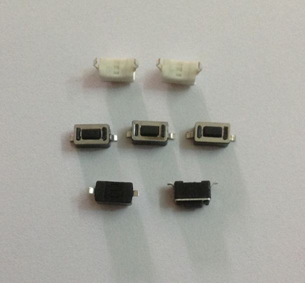 供应轻触开关3#215;6#215;5正按2脚贴片SMT黑色/白色-深圳/西乡/福永