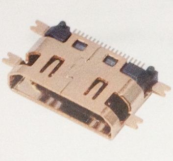 供应C型MINI迷你HDMI母座19pin镀金沉板SMT贴片-西乡/福永