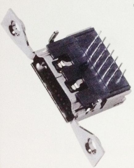 供应A型HDMI母座双耳卧板DIP90度插件3排针-附工作原理