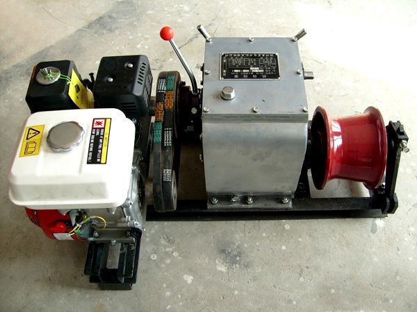 陕西汽油绞磨机、西安汽油机动绞磨机、本田汽油绞磨机