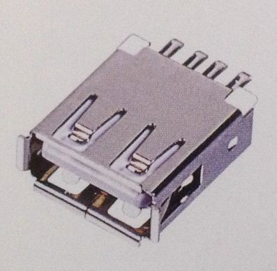 供应A型USB母座焊线式-卷边-USB母座焊线式的区别