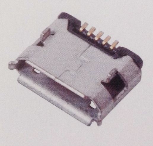 供应micro usb母座两插脚间距5.9卷边镀锡-镀锡与镀镍区别